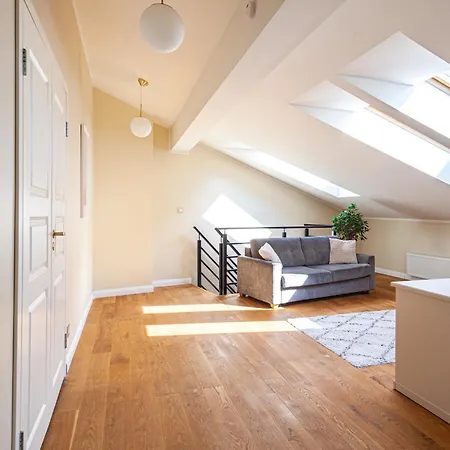 Luxury 2-floor With Sauna And Balcony Apartament